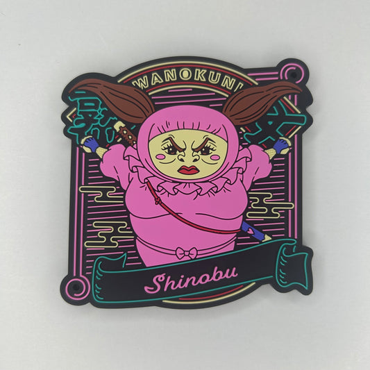 One Piece Shiobu Rubber Untersetzer