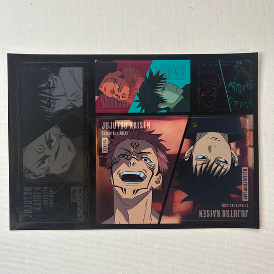 Jujutsu Kaisen Megumi / Sukuna Sticker Set