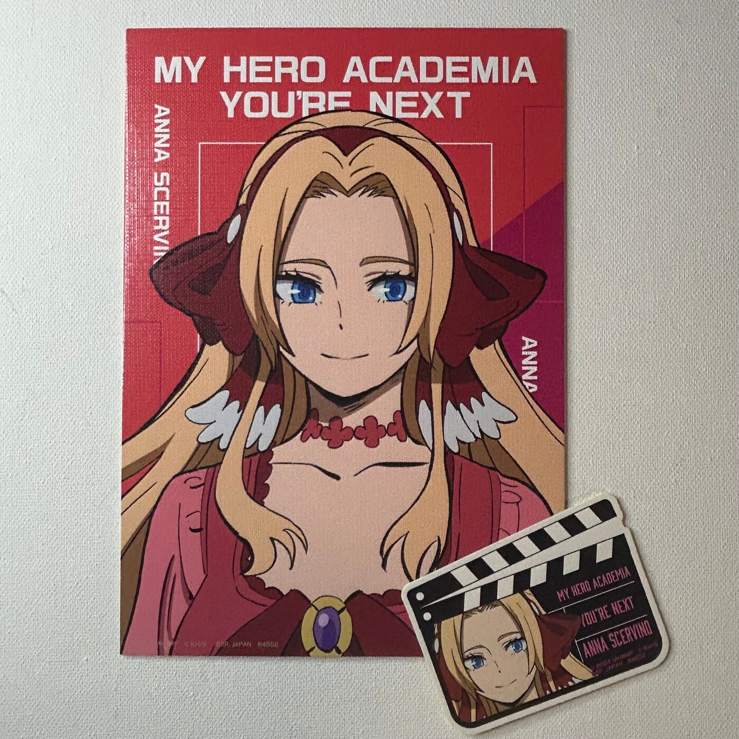 My Hero Academia Anna Scervin Shikishi + Sticker