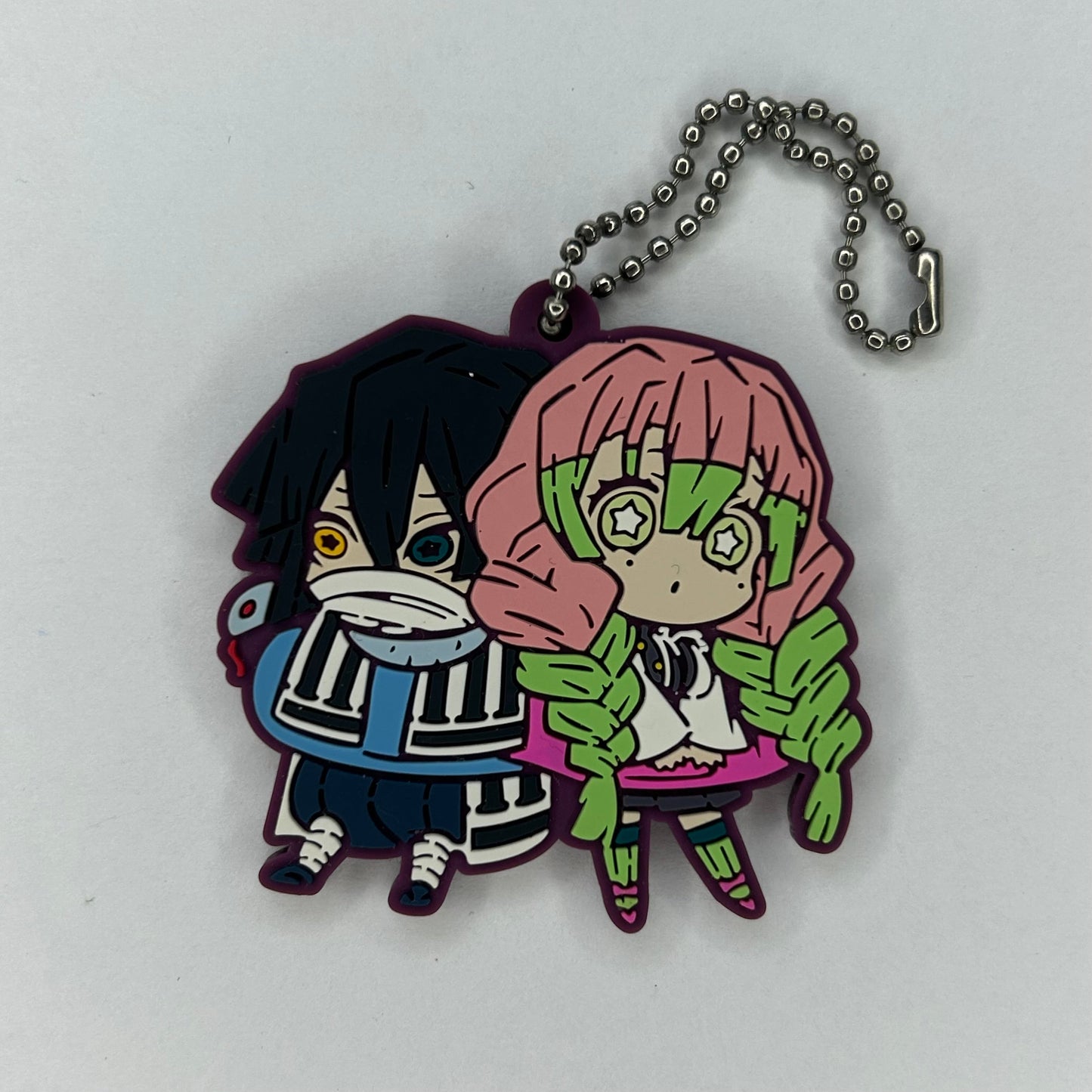 Demon Slayer Mitsuri / Obanai Rubber Strap Pendant