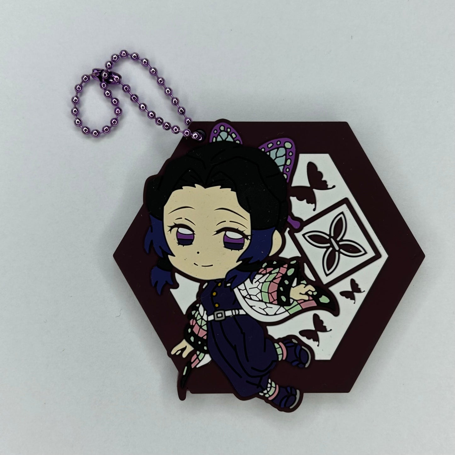 Demon Slayer Shinobu Kocho Rubber Strap Keychain