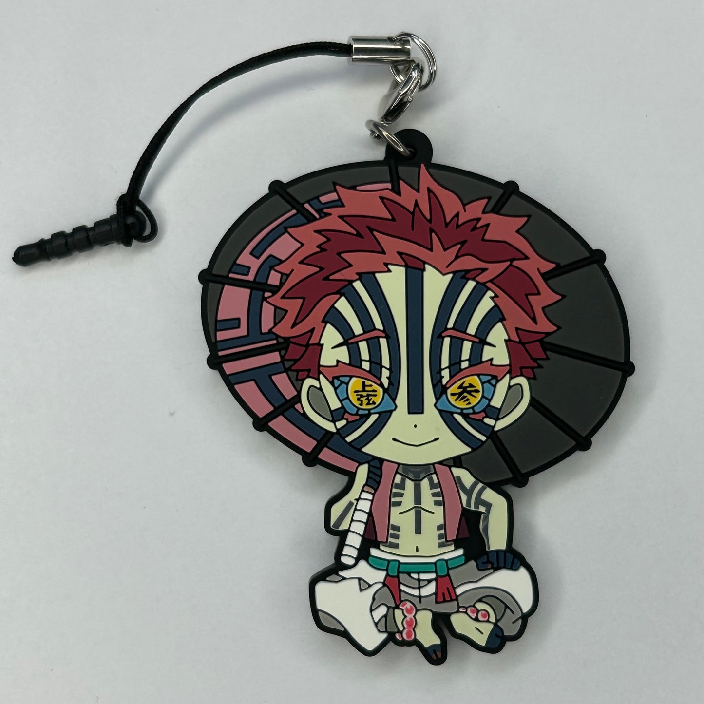 Demon Slayer Akaza Rubber Strap Pendant