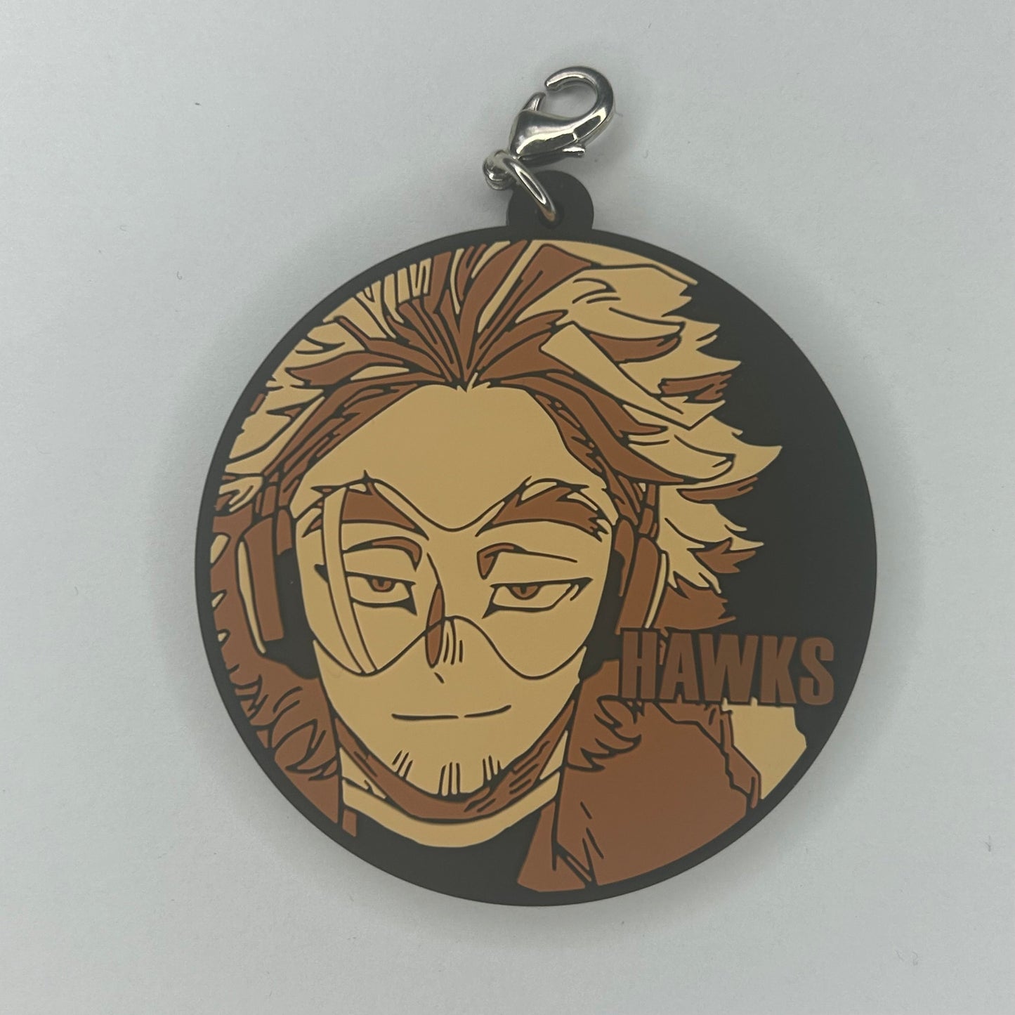 My Hero Academia Hawks Rubber Strap Keychain