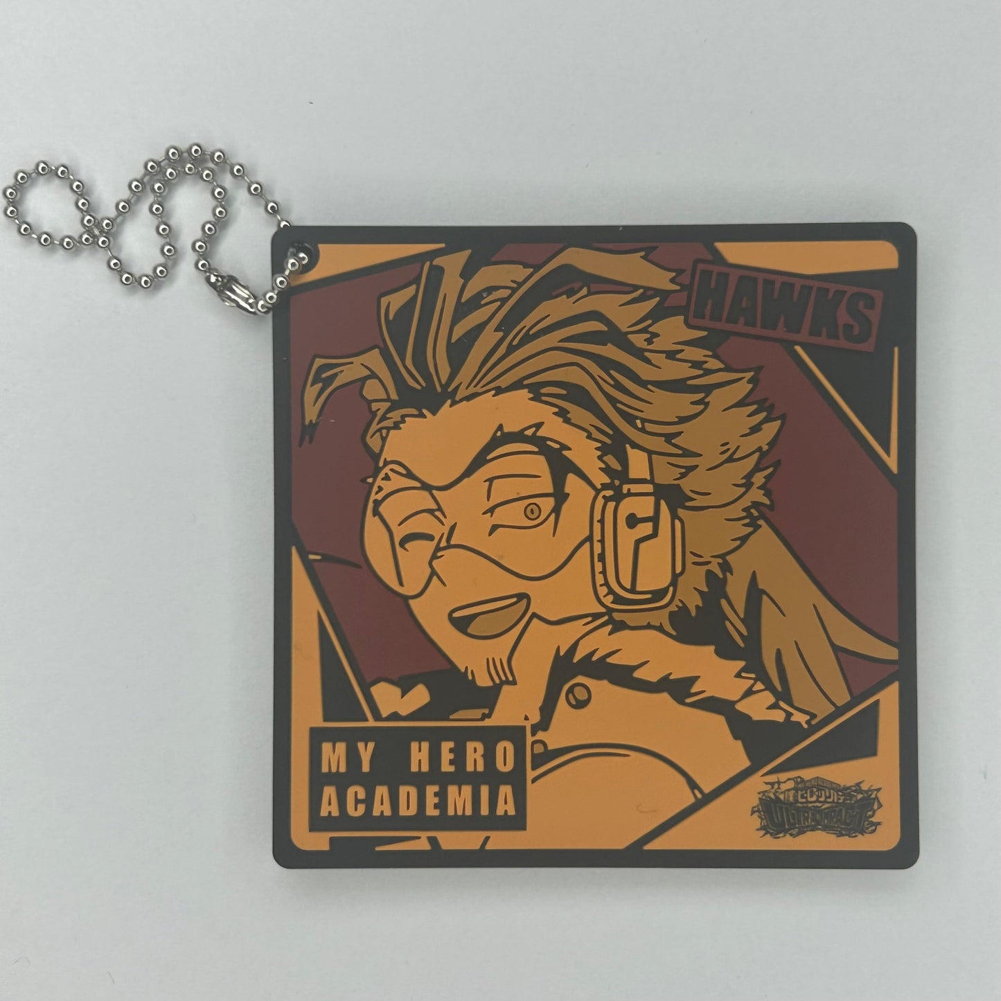 My Hero Academia Hawks Rubber Strap Keychain