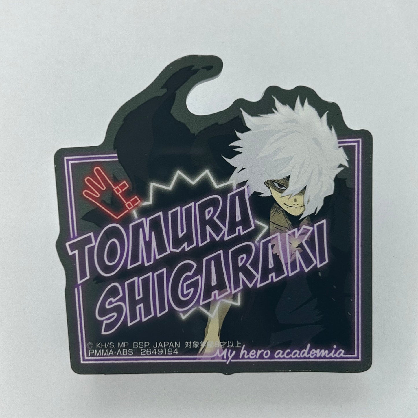 My Hero Academia Shigaraki Acryl Clip Button