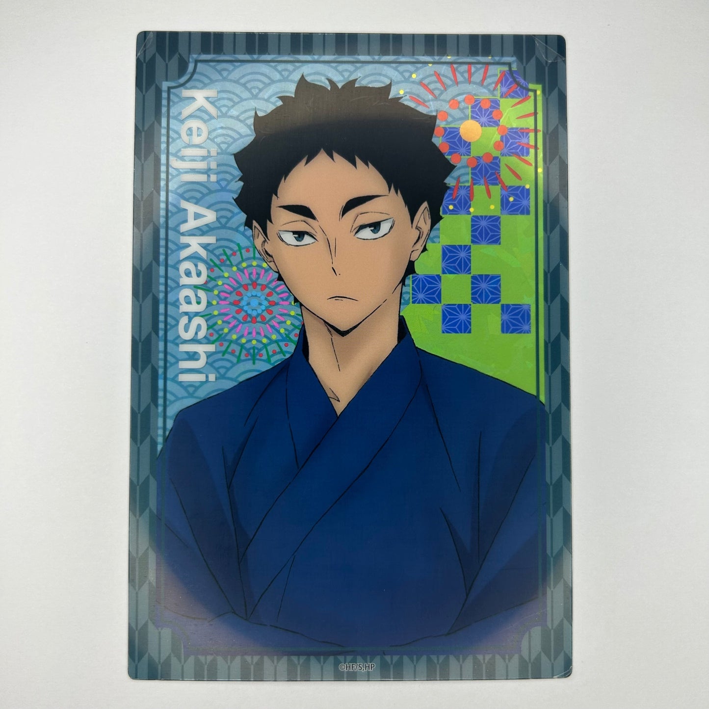 Haikyu!! Keiji Akaashi Clear Trading Card