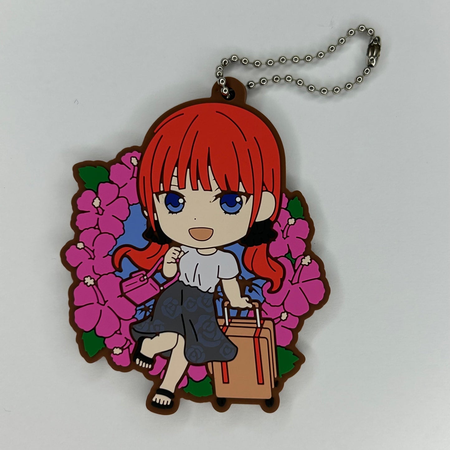 Quintessential Quintuplets Nino Nakano Rubber Strap Keychain