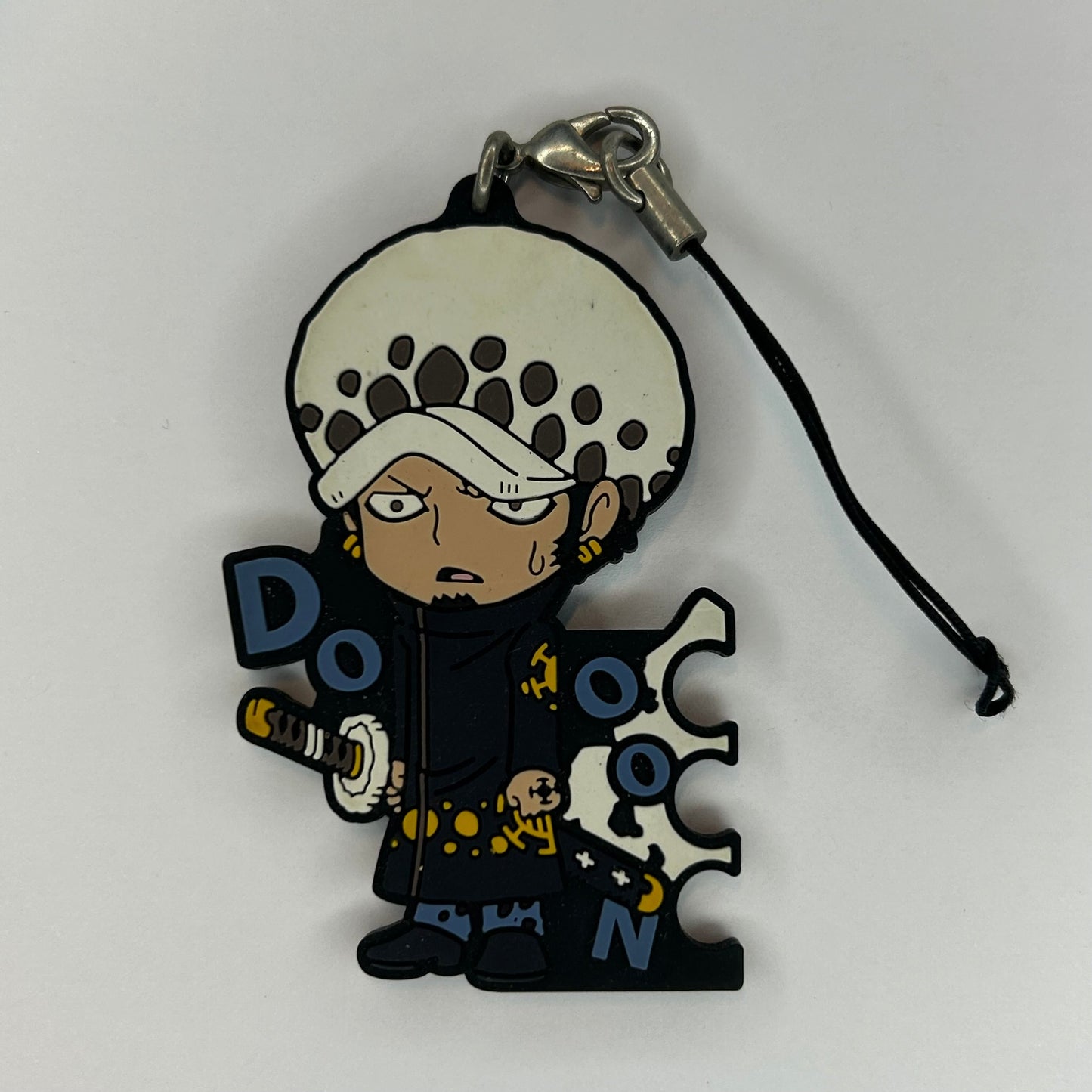 One Piece Law Rubber Strap Keychain