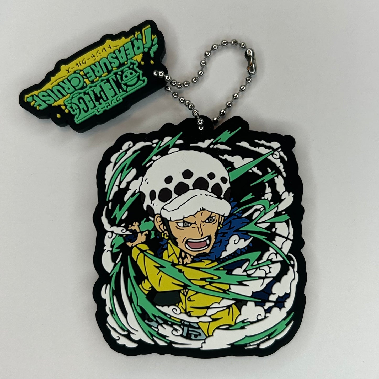 One Piece Law Rubber Strap Keychain