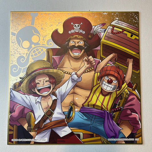 One Piece Shanks / Buggy / Gol D. Rogger Shikishi