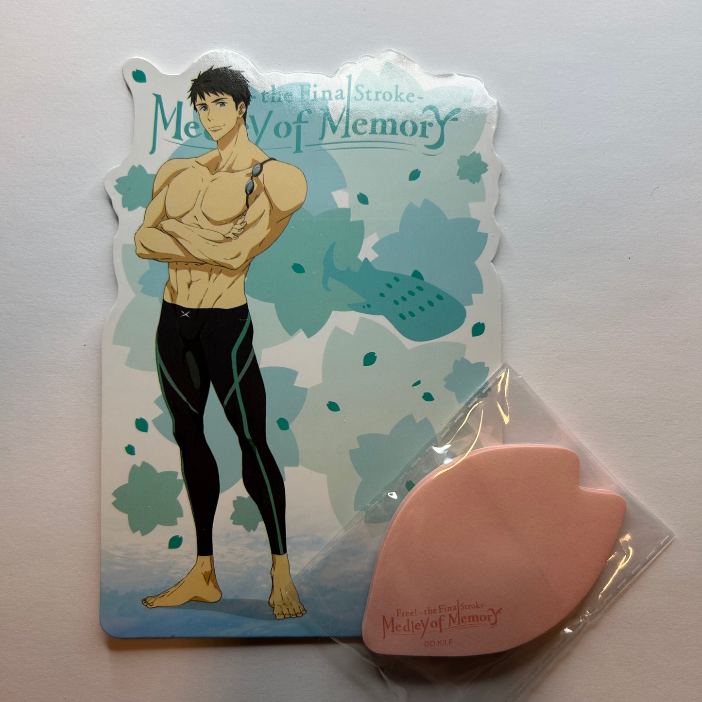 Free! Sousuke Papp Ständer + Post-It Block