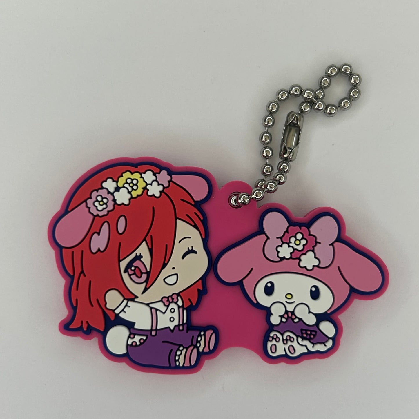 Blue Lock Hyoma Chigiri / Sanrio Rubber Strap Keychain