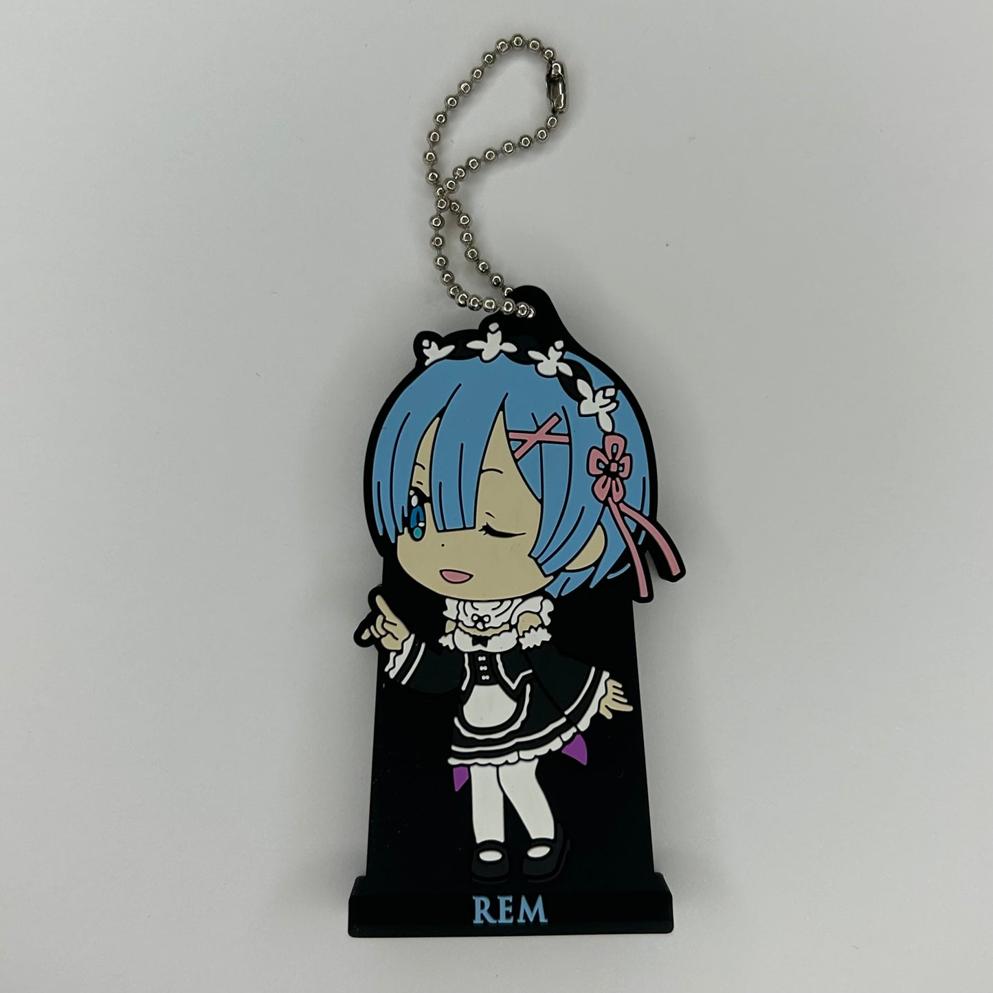 Re:Zero Rem Rubber Strap Keychain