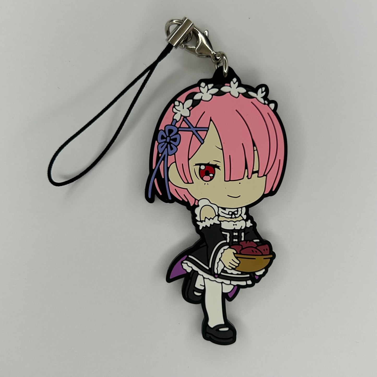 Re:Zero Ram Rubber Strap Charm