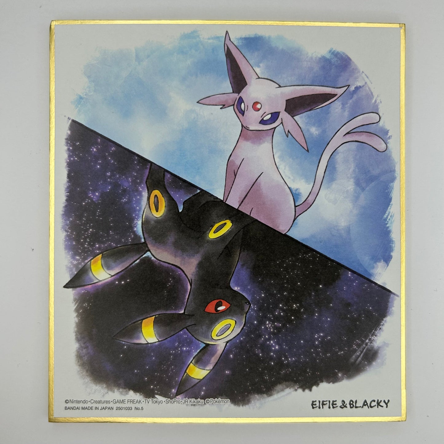 Pokemon Umbreon / Espeon Shikishi