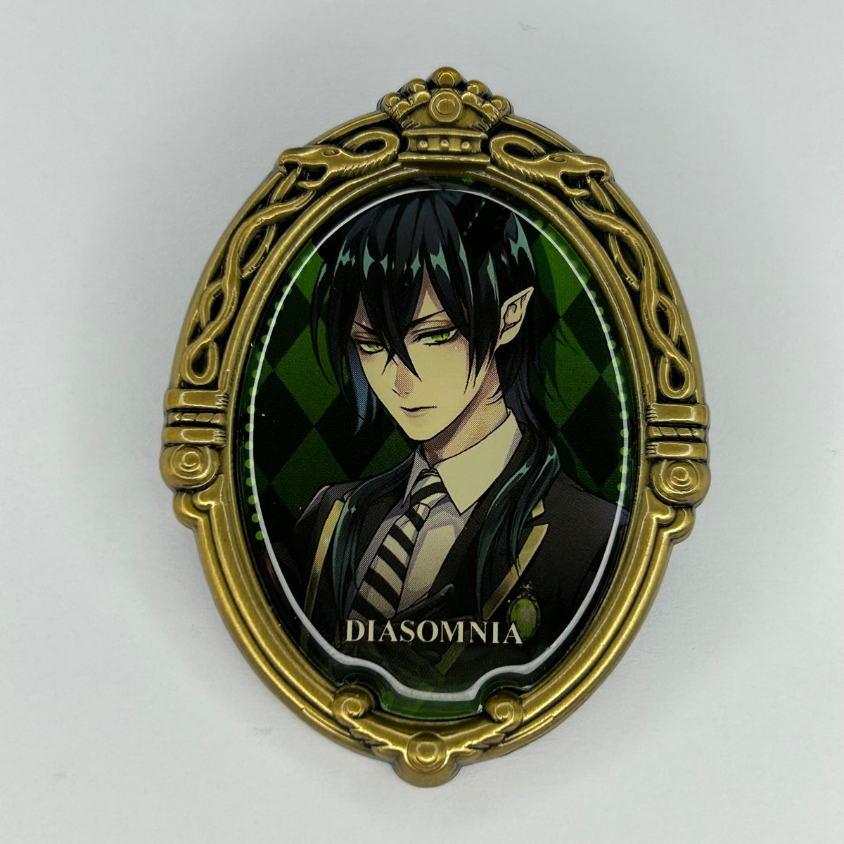Twisted Wonderland Malleus Draconia Metall Button