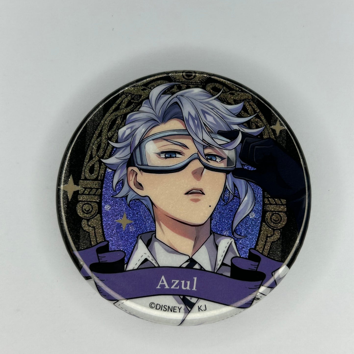 Twisted Wonderland Azul Ashengrotto Button