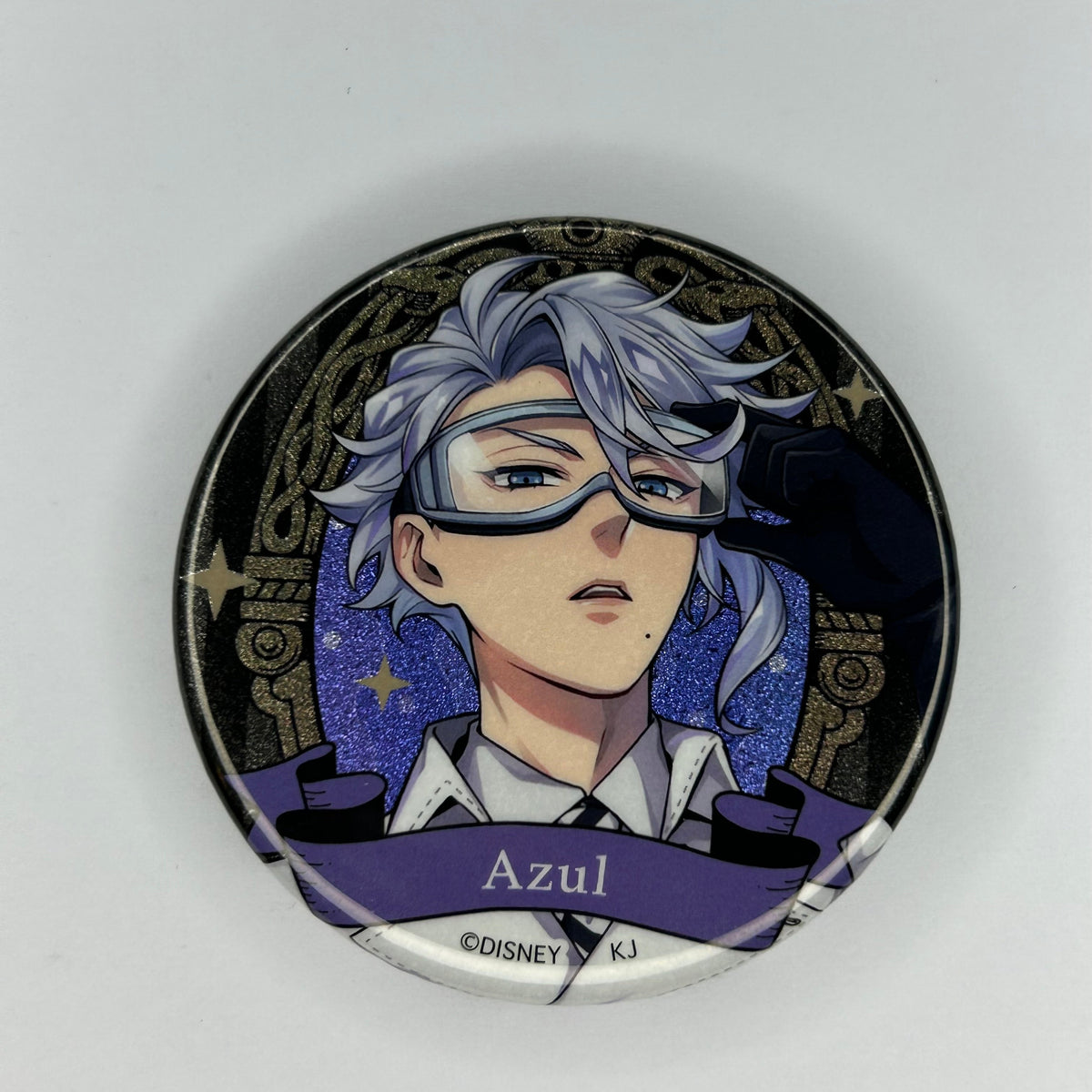 Twisted Wonderland Azul Ashengrotto Button