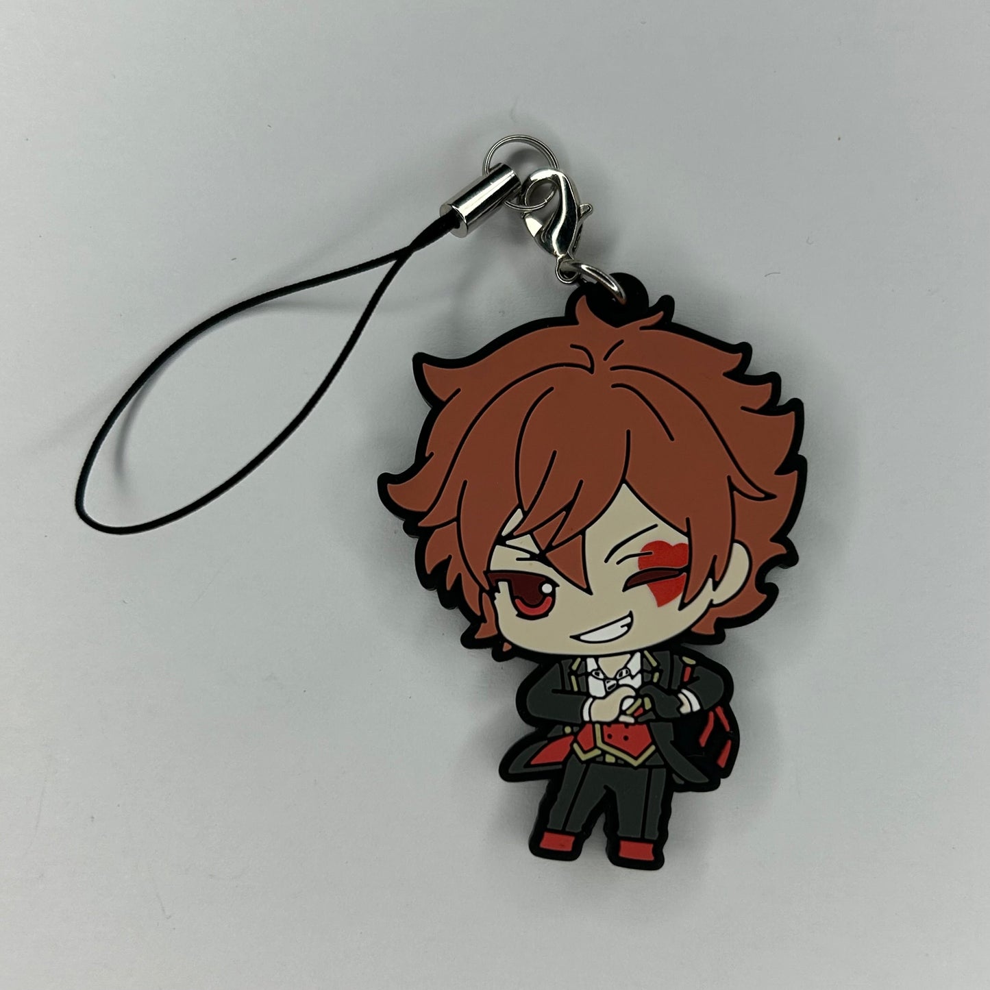 Twisted Wonderland Ace Trappola Rubber Strap Keychain