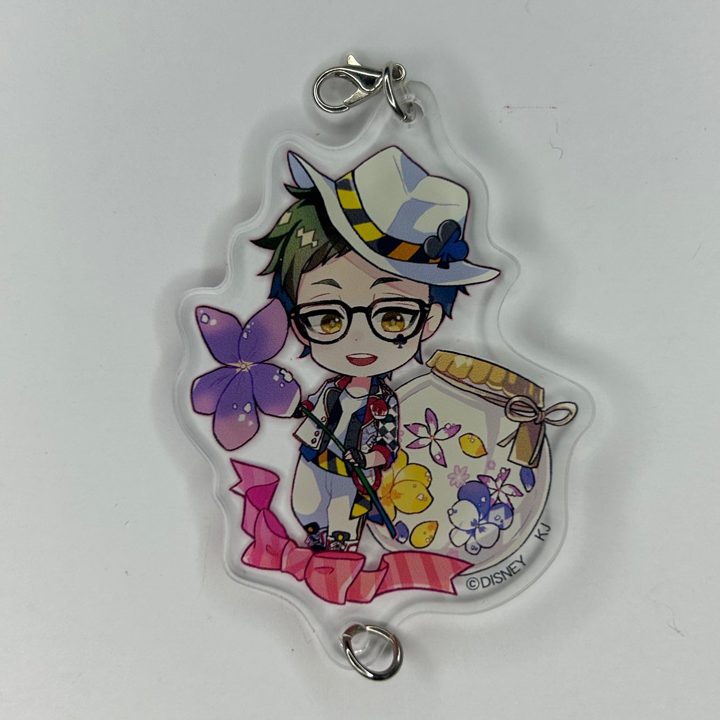 Twisted Wonderland Trey Clover Acrylic Charm