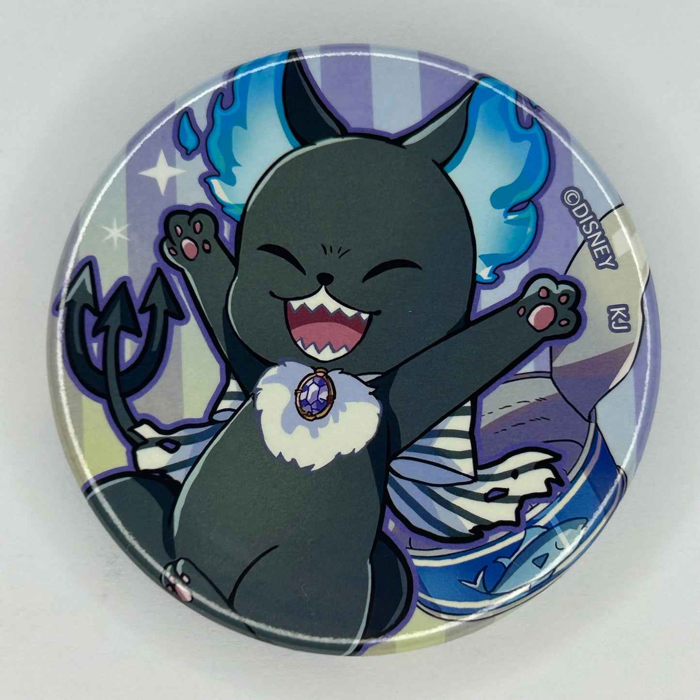 Twisted Wonderland Grim Button