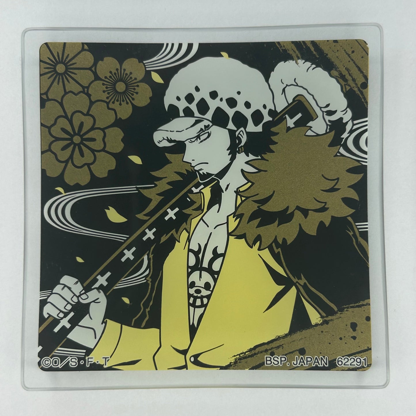 One Piece Law Glass Plate