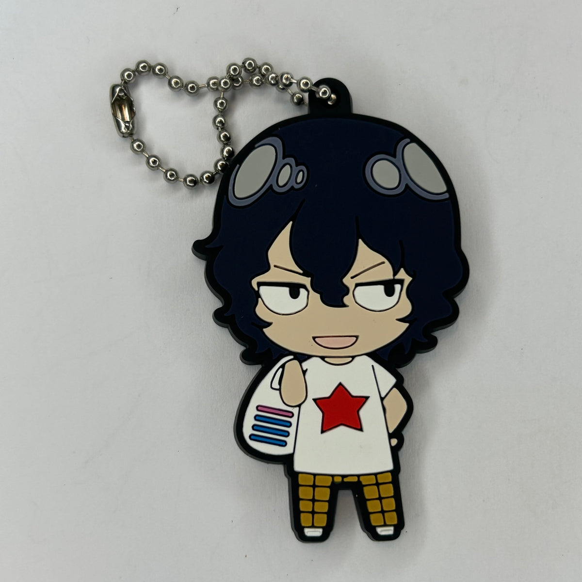Yowamushi Pedal Junta Teshima Rubber Strap Keychain