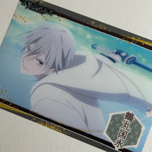 Touken Ranbu Tsurumaru Kuninaga Clear Poster