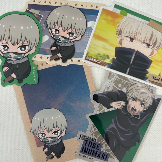 Jujutsu Kaisen Toge Inumaki Sticker Set