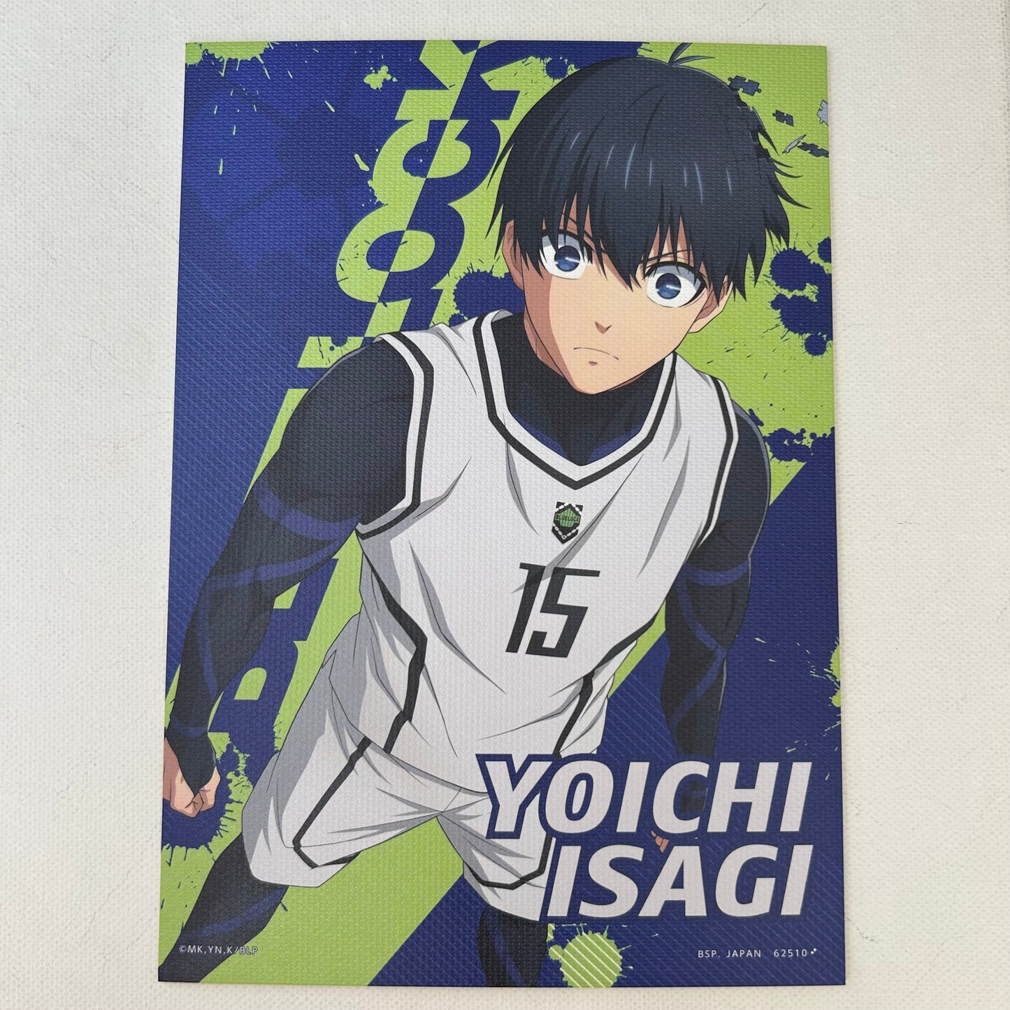 Blue Lock Isagi Shikishi with Stand