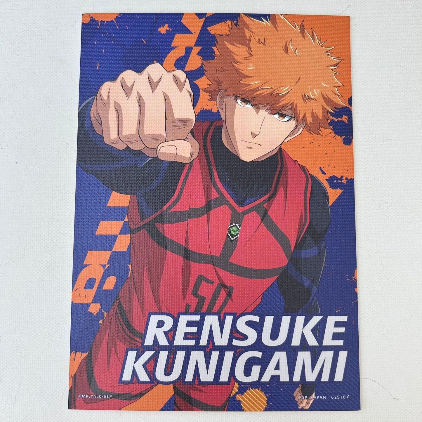Blue Lock Kunigami Shikishi with Stand