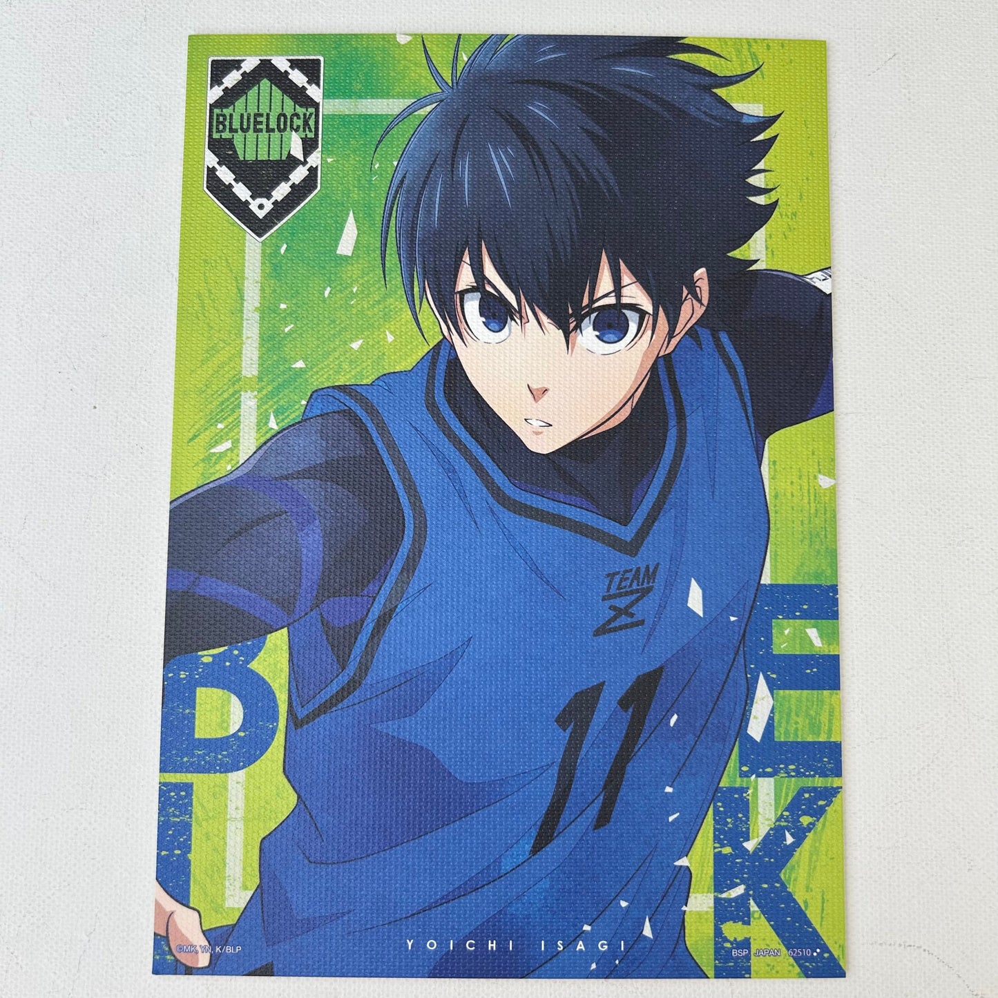 Blue Lock Isagi Shikishi mit Ständer
