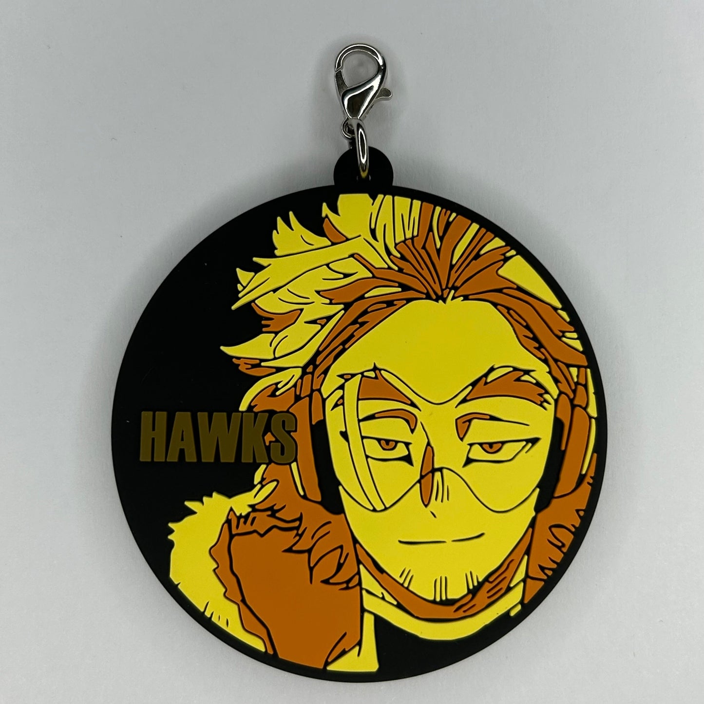 My Hero Academia Hawks Rubber Strap Keychain
