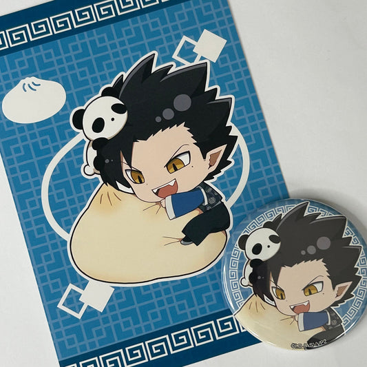 Welcome to Demon School Postkarte + Button Set