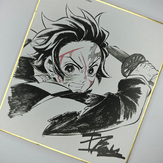 Demon Slayer Tanjiro Shikishi