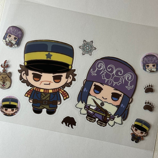 Golden Kamuy Sticker Set