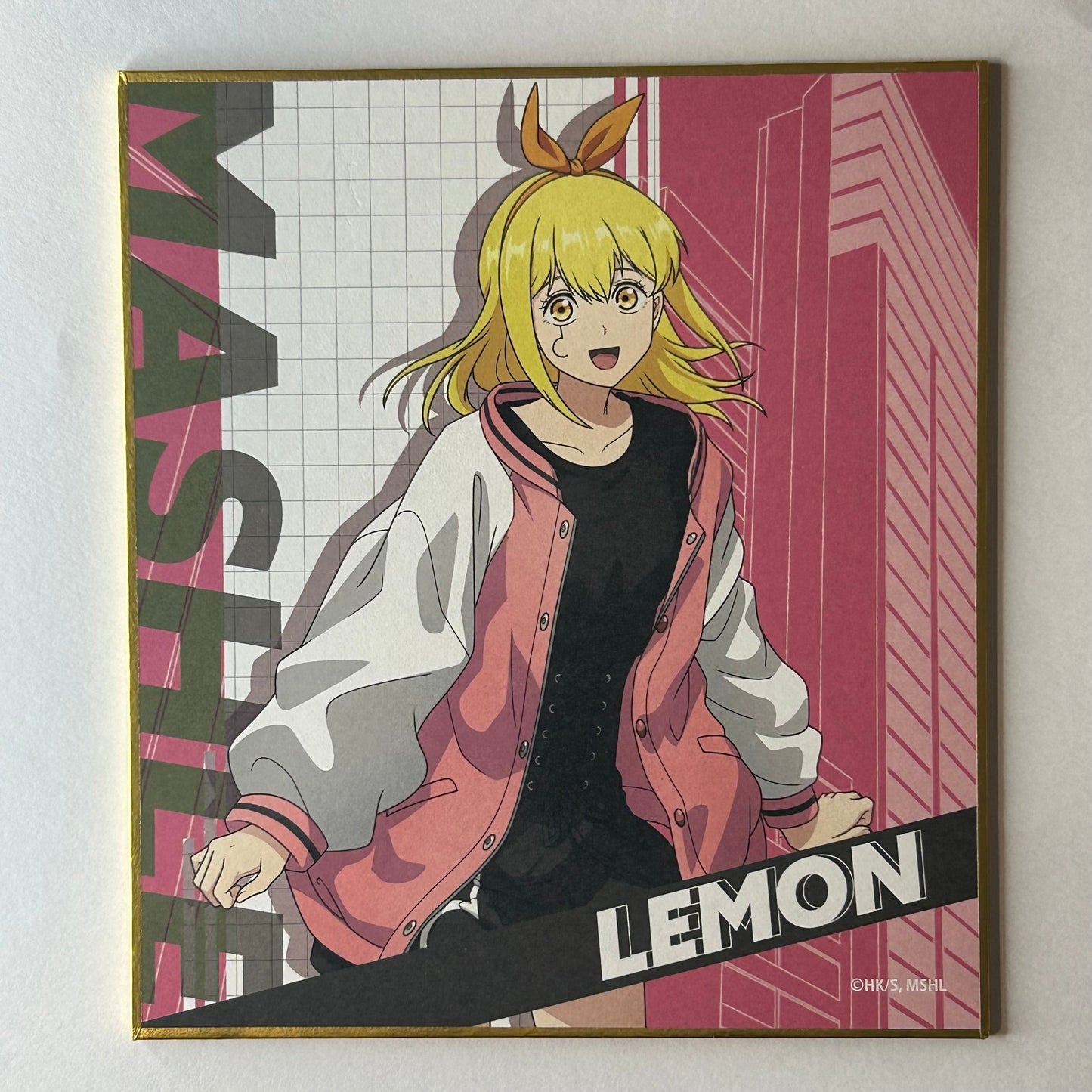 Mashle Lemon Shikishi