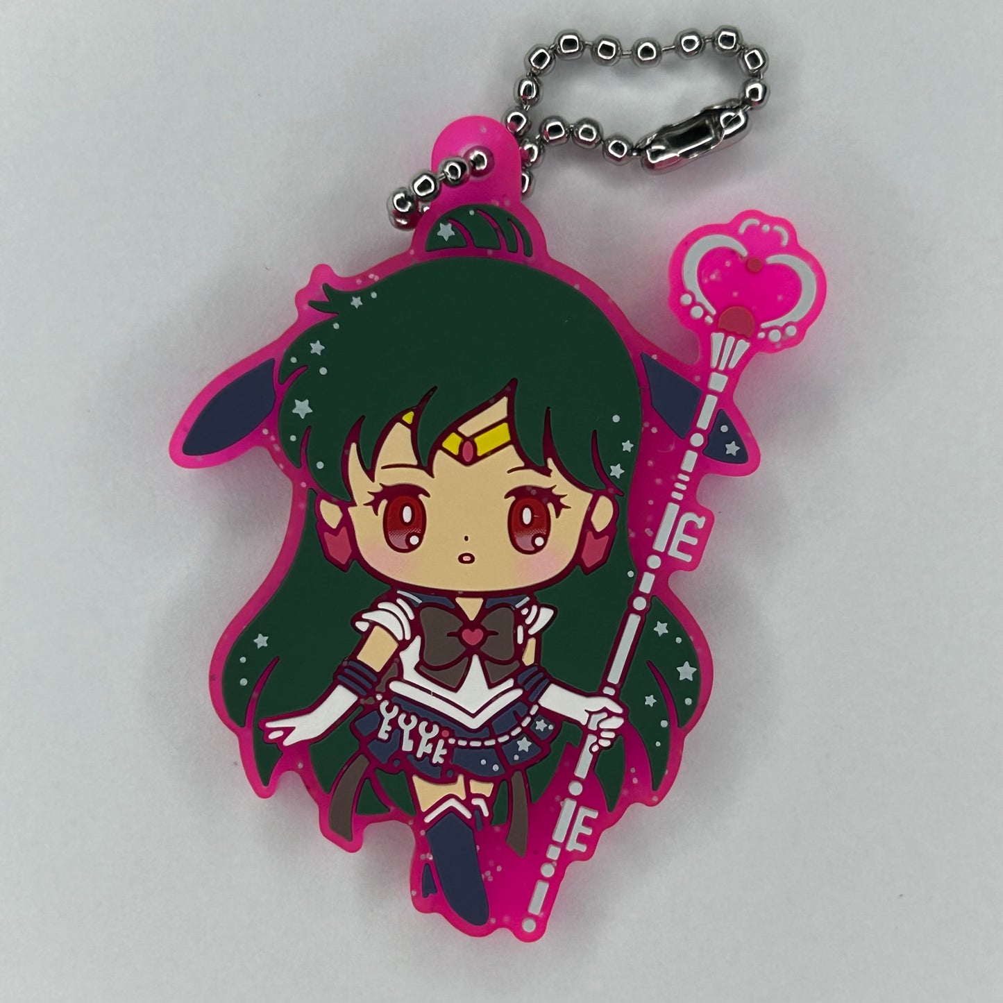 Sailor Moon Sailor Pluto Rubber Strap Keychain