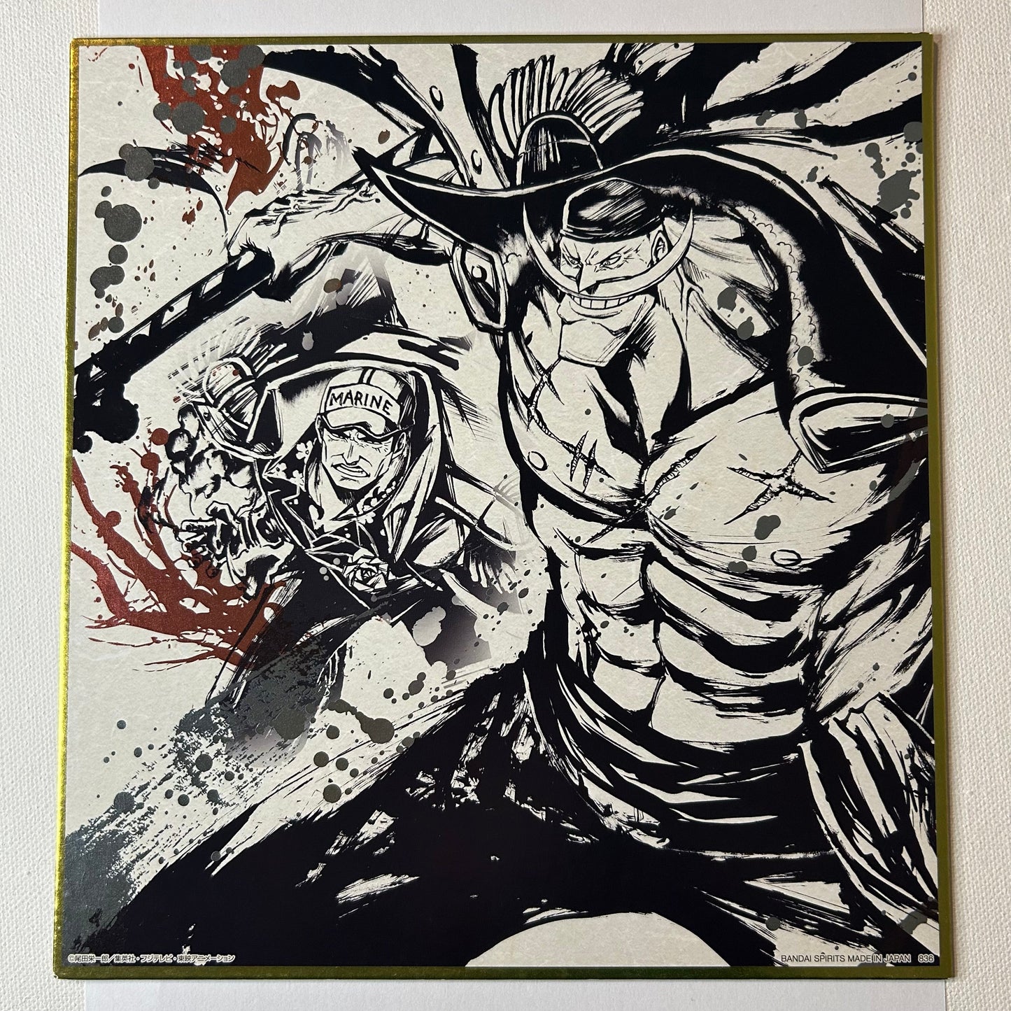 One Piece Whitebeard Shikishi