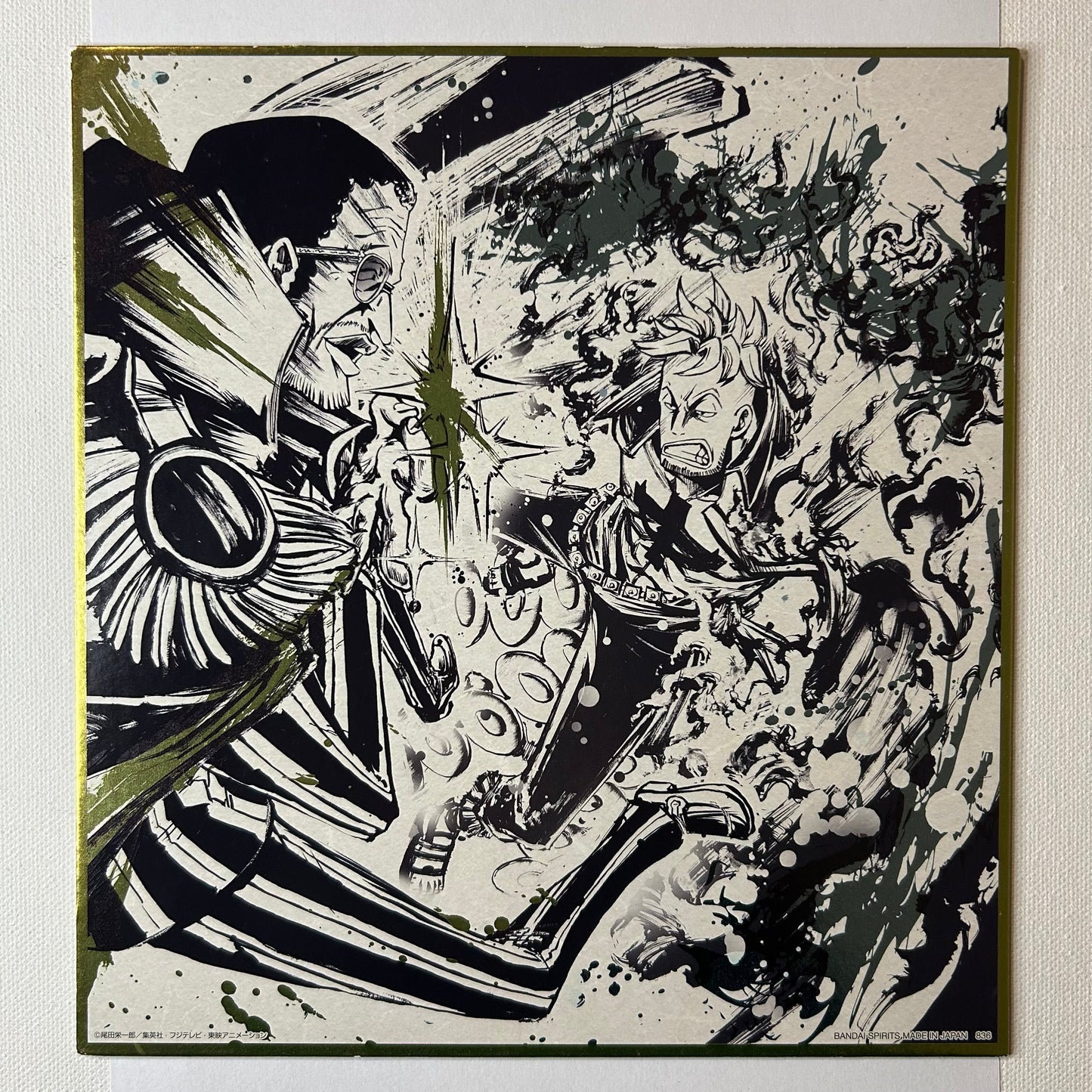 One Piece Marco vs. Kizaru Shikishi
