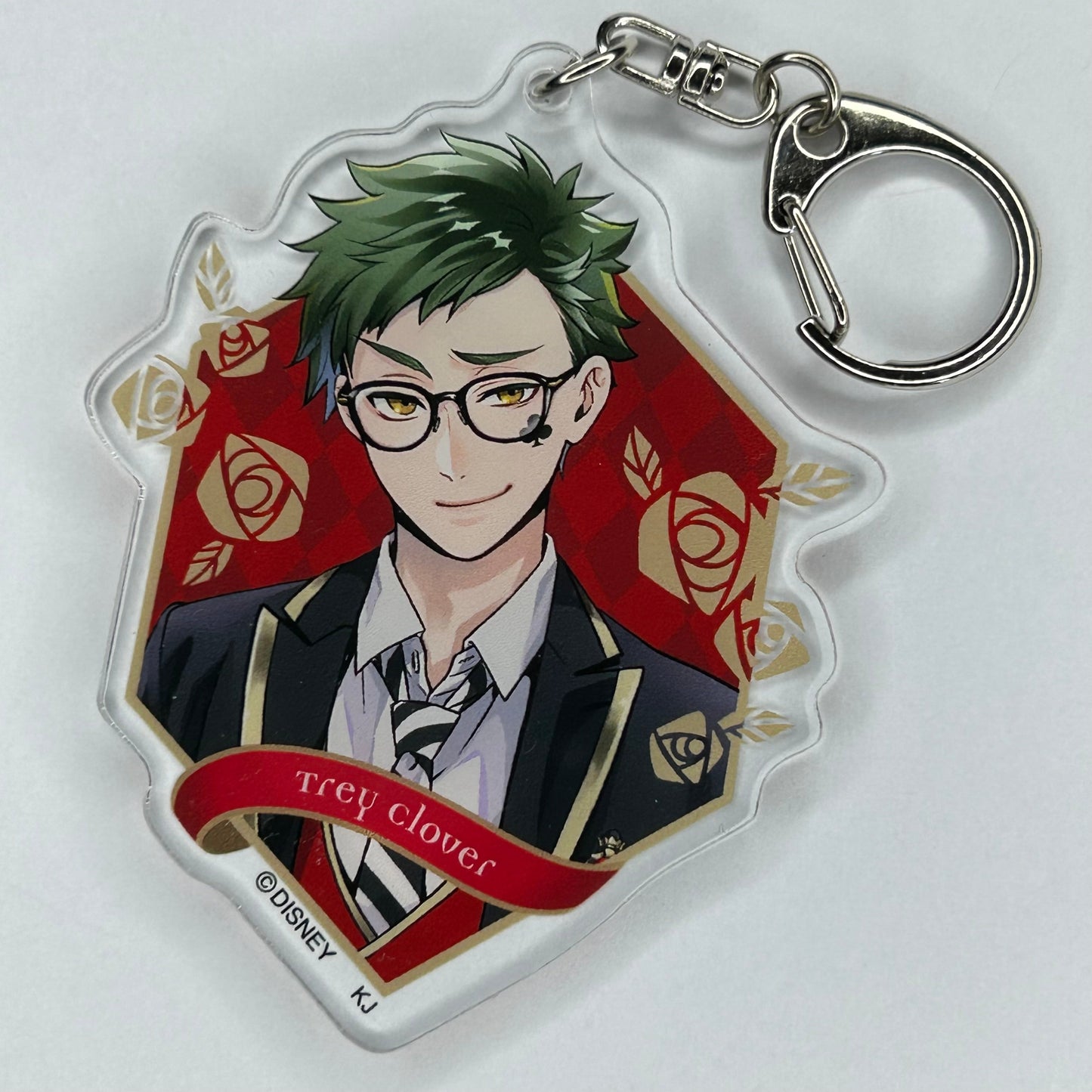 Twisted Wonderland Trey Clover Acrylic Charm