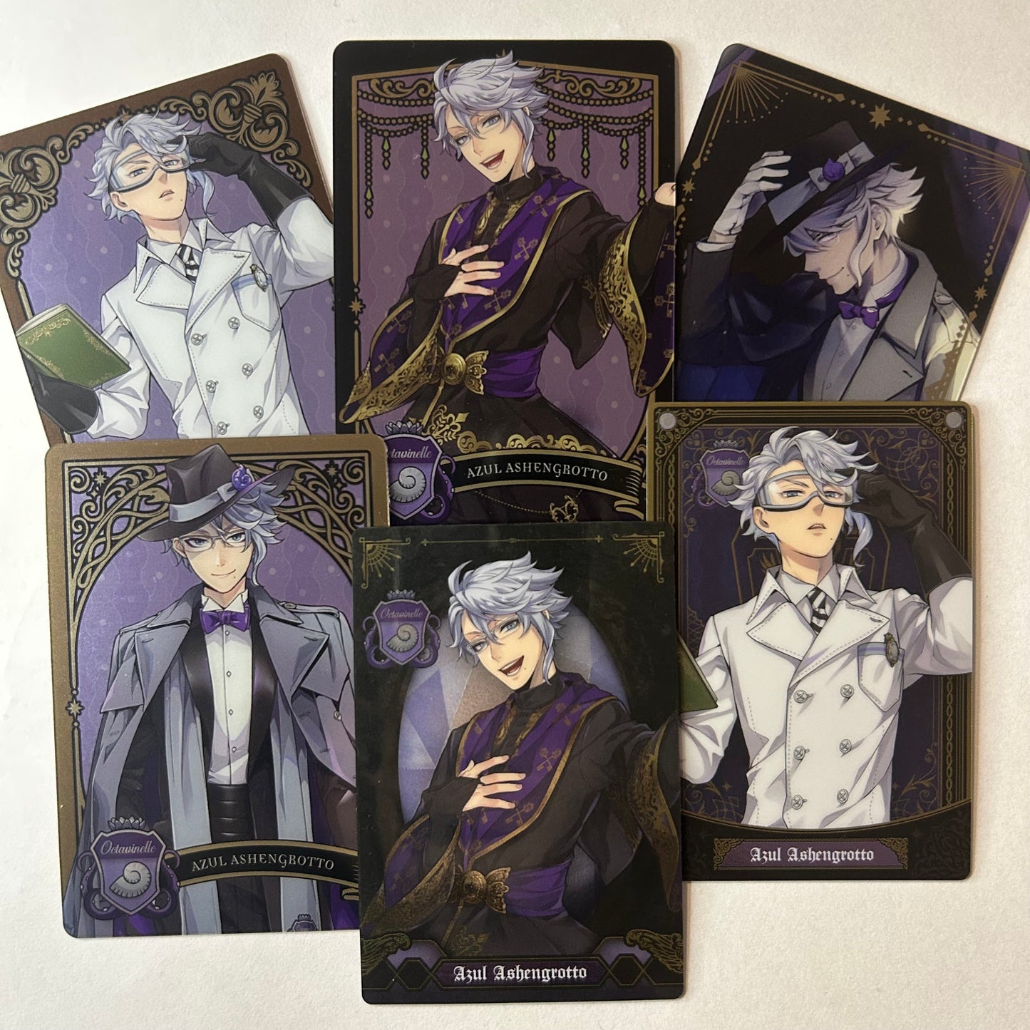 Twisted Wonderland Azul Ashengrotto Trading Card Set