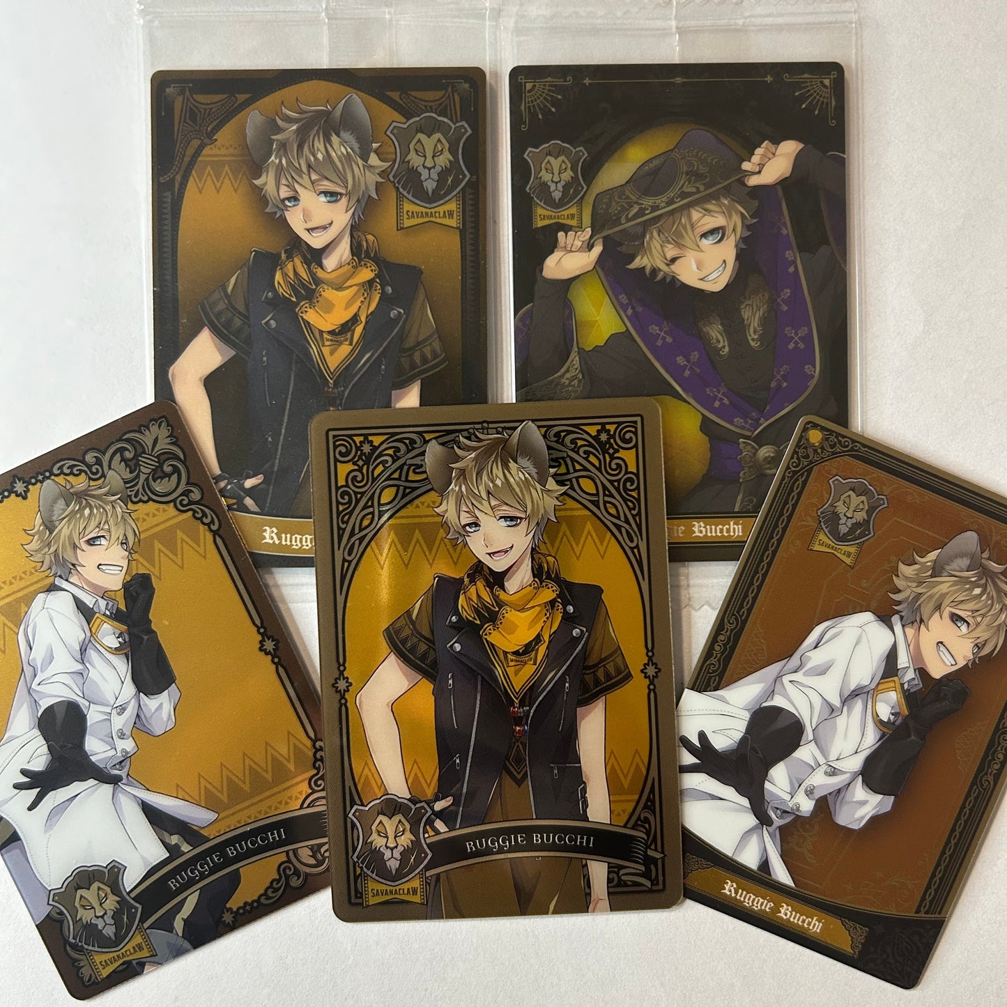Twisted Wonderland Ruggie Bucchi Trading Card Set