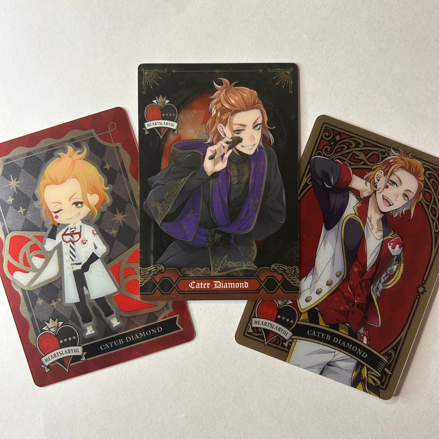 Twisted Wonderland Cater Diamond Trading Card Set