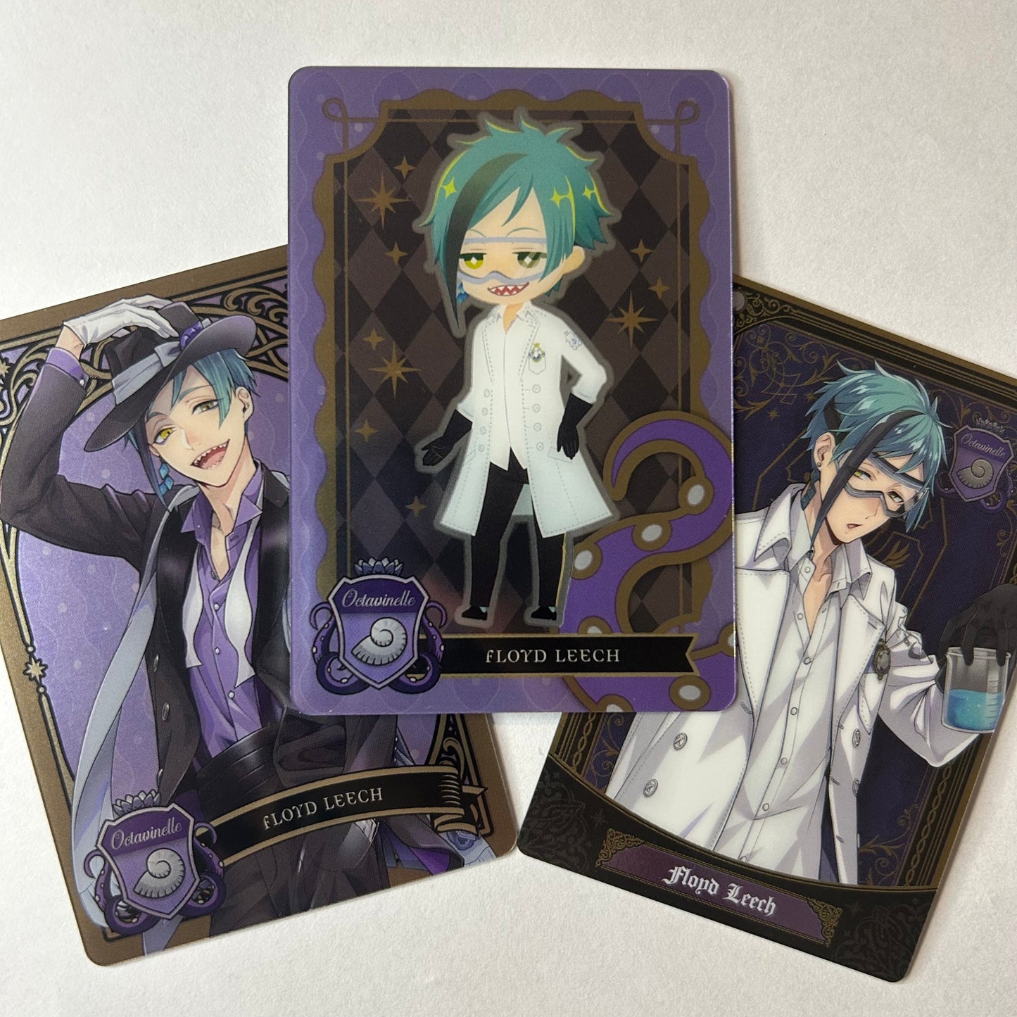 Twisted Wonderland Floyd Leech Trading Card Set