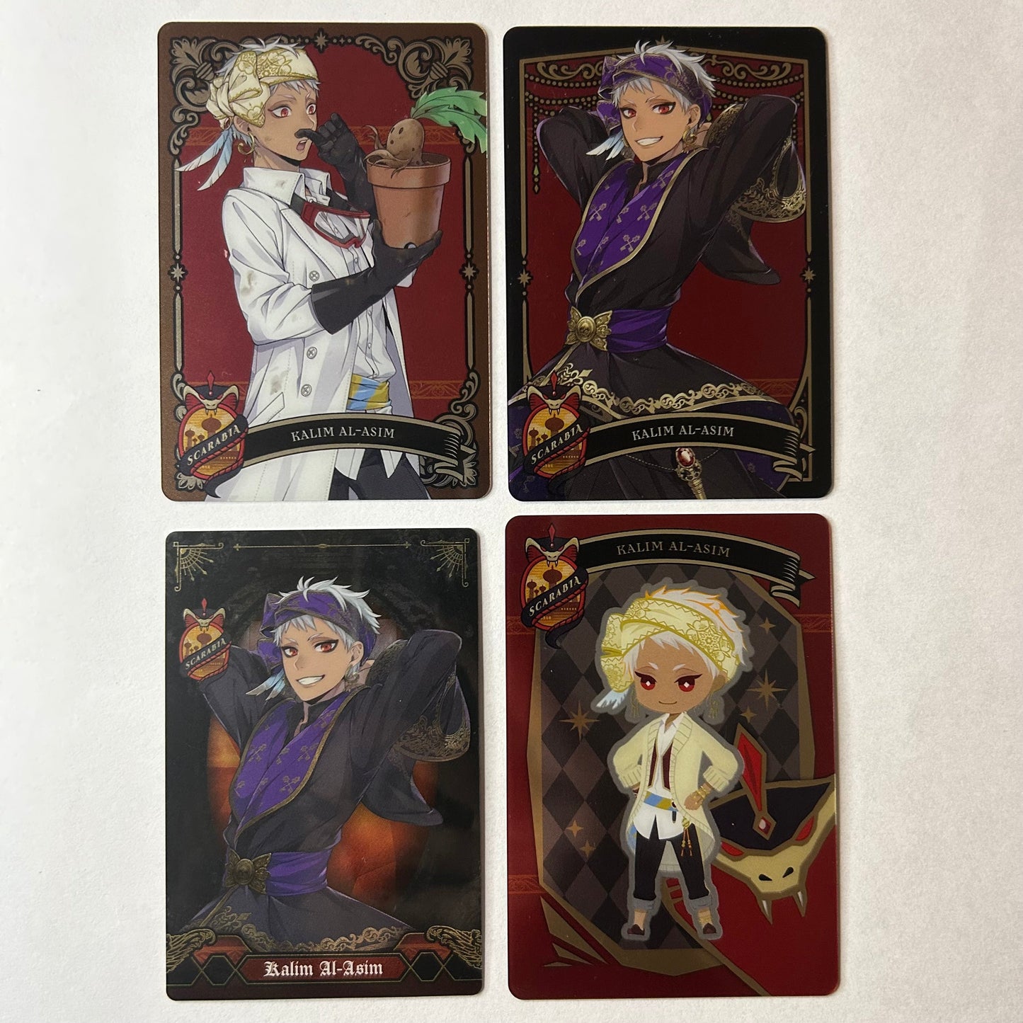 Twisted Wonderland Kalim Al-Asim Trading Card Set