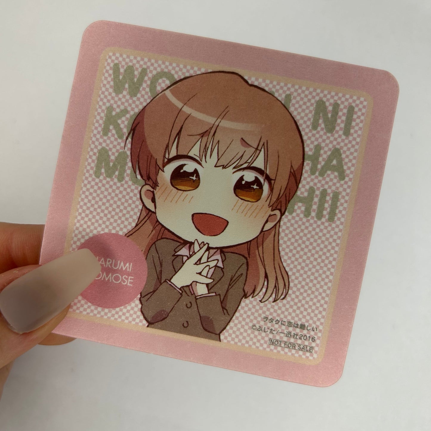 Wotakoi: Love is hard Narumi Momose Untersetzer