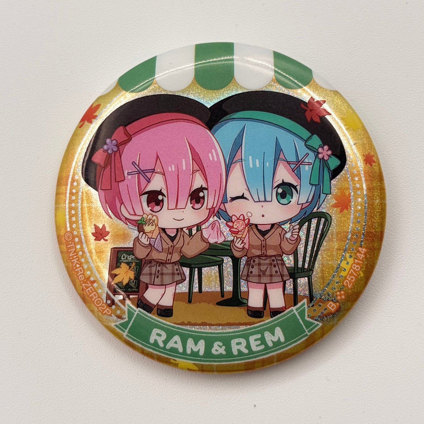 Re:Zero Rem & Ram Button