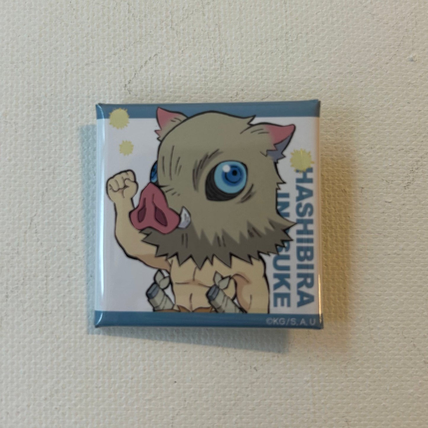 Demon Slayer Inosuke Hashibira Button