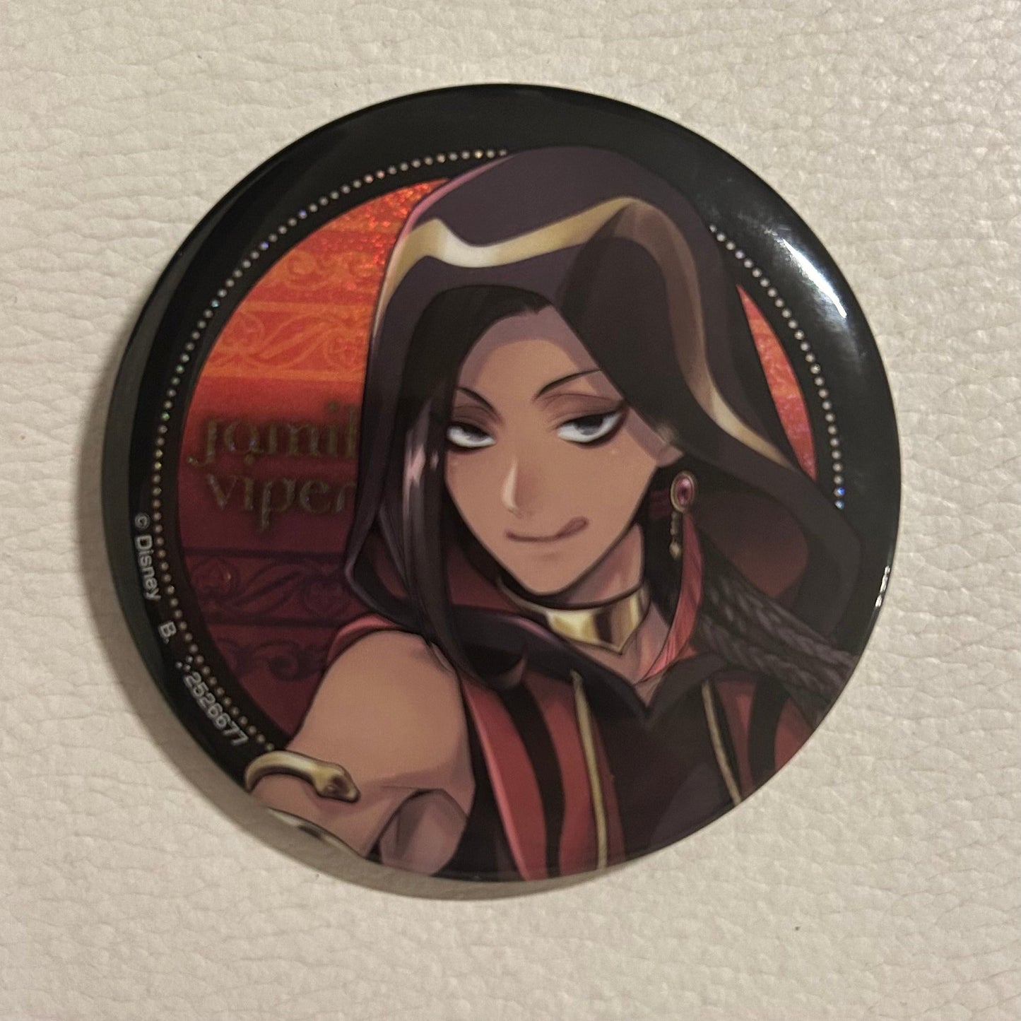 Twisted Wonderland Jamil Viper Button